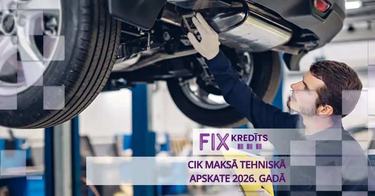bilde cik maksā tehniskā apskate 2026. gadā?