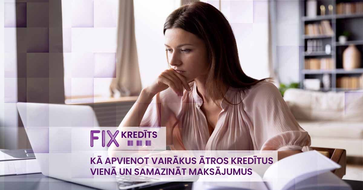 bilde kā apvienot vairākus ātros kredītus vienā un samazināt maksājumus